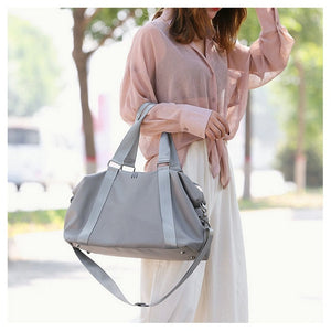 Open image in slideshow, 2019 new short distance travel bag female light luggage bag large capacity handbag men travel sports gym bag C42-96
